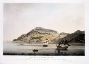 View of Fort Charlotte in the Island of St. Vincent